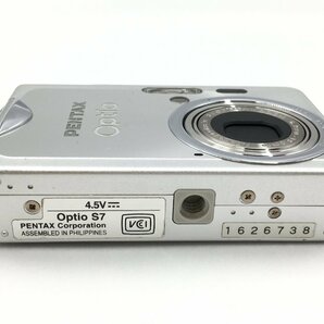 ♪▲【PENTAX ペンタックス】コンパクトデジタルカメラ Optio S7 0423 8の画像5