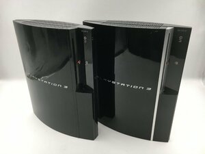 ♪▲【SONY ソニー】PS3 PlayStation3 80/20GB 2点セット CECHL00/CECHB00 まとめ売り 0424 2