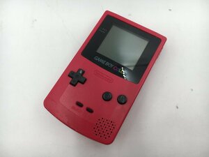 ♪▲【Nintendo ニンテンドー】ゲームボーイカラー レッド CGB-001 0425 7