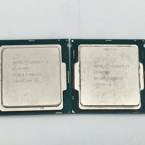 ♪▲【Intel インテル】Core i7-6700K CPU 部品取り 2点セット SR2L0 SR2BR まとめ売り 0430 13の画像2