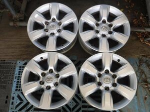 送料無料☆トヨタ プラド 純正ホイール 150系 17×7.5J 6穴 PCD 139.7 17インチ☆33814