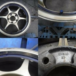 送料無料☆ADVAN アドバン RG ホイール 1本 16×8j オフ+30 5穴 PCD 114.3 16インチ☆34163の画像2