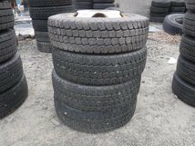 送料無料★鉄ホイール 5穴-203.2 9分山 20年 4本 TOYO 195/75R15 109/107L LT 15インチ★34275_画像1