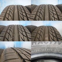 送料無料★9分山 21年 4本 ヨコハマ 195/65R15 PRACTIVA 15インチ★34264_画像2