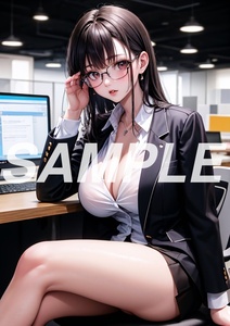 AH92 高画質 AI イラスト アート ポスター 写真 セクシー かわいい 女の子 美女 美人 下着 OL 制服 ヌード 下着 巨乳 美脚 スーツ グラビア