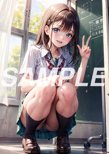 [ 1円スタート ] AI61 高画質 AI イラスト アート ポスター 写真 セクシー かわいい 女の子 美女 美人 下着 ヌード 下着 巨乳 グラビア