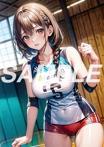 [ 1円スタート ] AI63 高画質 AI イラスト アート ポスター 写真 セクシー かわいい 女の子 美女 美人 下着 ヌード 下着 巨乳 グラビア