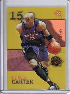 03/04 E-X ☆Vince Carter/Raptors☆ 92枚限定 Essential Credentials Future #11