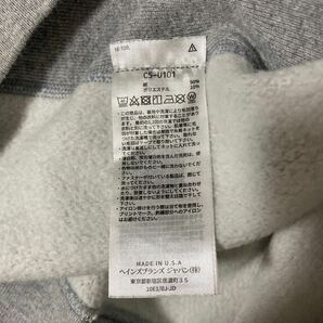 美品 アメリカ 製 Champion UCLA 染み込み プリント REVERSE WEAVE parka L チャンピオン リバースウィーブ スウェット パーカー USAの画像8