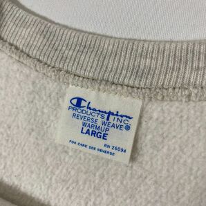 美品 Champion REVERSE WEAVE sweat SHIRT L チャンピオン リバースウィーブ スウェット シャツ アーチ 染み込み California単タグ復刻の画像5