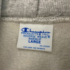 美品 Champion REVERSE WEAVE PARKA L チャンピオン リバースウィーブ パーカー カプセル 4段 染込み プリント 単色タグ 復刻の画像5