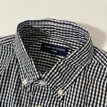 美品 AD 2021 コムデギャルソン オム ギンガム チェック 迷彩 切替 パッカリング シャツ XS COMME des GARCONS homme shirt カモ_画像4