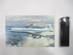 【143】『 古い絵葉書　パンアメリカン航空　DC-8C　ポストカード 』