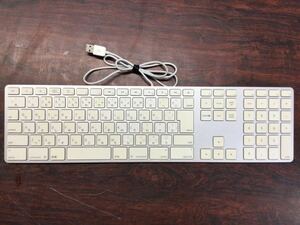 ◆11049) 【動作確認済】Apple キーボード A1243 有線 USB テンキー 