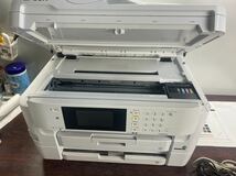 A3077)印刷可 印刷枚数8596枚　2017年製　中古EPSON インクジェットプリンター ビジネスプリンター PX-M5081F エプソン コピー機 FAX複合機_画像4