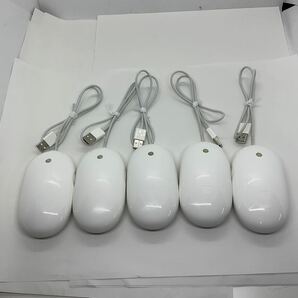 ◎ APPLE MIGHTY MOUSE A1152 有線マウス 5個セット 動作品 純正品の画像1