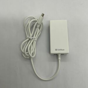 ◎(D299) 中古 SoftBank ソフトバンクモバイル SB-AC20-TCPD [USB Type-C 急速充電 ACアダプタ