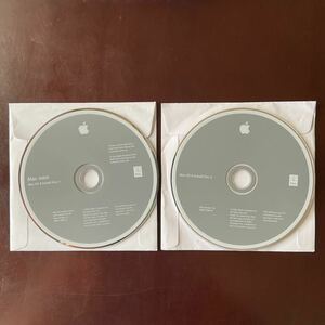 ◎(428-5) DVD-ROM［2Z691-5860-A］ Mac mini Mac OS X install Disc 1&2 ２枚【中古】