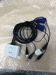 ◎(D0068) エレコム USB⇔USBパソコン切替器 KVM-KUSN