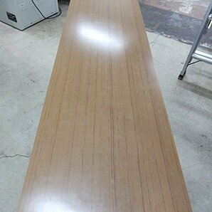 【1台】折りたたみテーブル 木目 幅1800×奥行450×高さ720mｍ 長机 作業台 学習塾 会議用テーブル 家具 [3-K209-3]の画像3