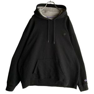 チャンピオン Champion スウェットパーカー 黒 3XL