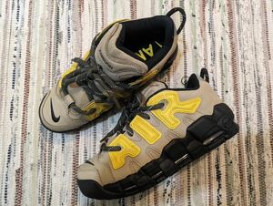 AMBUSH × AIR MORE UPTEMPO LOW "VIVID SULFUR AND LIMESTONE" FB1299-200 （ライムストーン/ブラック/フラットピューター/ビビッドサルファー）