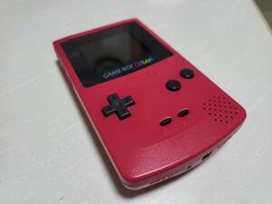 動作OK ゲームボーイカラー CGB-001 液晶浮き 赤 送料185円 or 370円 or 520円