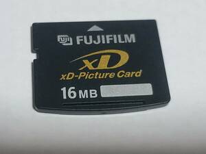  format ending XD Picture card 16MB Fuji film used postage 84 jpy or 185 jpy or 370 jpy or 520 jpy 