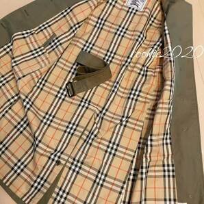 高級【美品★トレンチコート】BURBERRY、バーバリー、美ライン、春に活躍、ノバチェック、気品溢れる1着の画像2