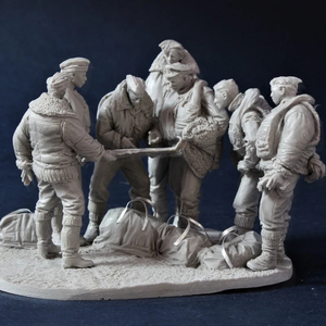 [ scale 1/32] resin resin figure kit military operation meeting ..7 body set not yet painting unassembly 