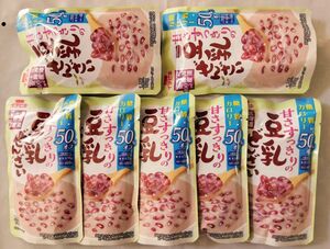 ●イチビキ甘さすっきり豆乳ぜんざい(糖質、カロリー50%オフ)150g×7袋。