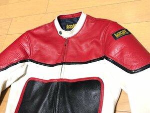  last price cut!! out of print rare #90s that time thing LOOK RACING original leather racing suit regular price 88,000 jpy #L size hard-to-find production end goods 