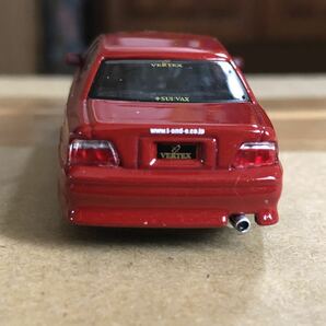 ★開封品★TARMAC 1/64 VERTEX Chaser JZX100 Red Metallic T64G-TL007-RE ターマック チェイサー レッドメタリックの画像6