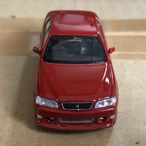 ★開封品★TARMAC 1/64 VERTEX Chaser JZX100 Red Metallic T64G-TL007-RE ターマック チェイサー レッドメタリックの画像5