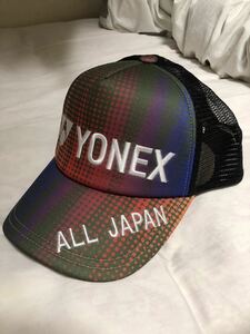 限定　超限定品　 最新　オールジャパン　ALL JAPAN　YONEX　ヨネックス　限定キャップ 　2023夏　ブラック柄　　大会会場限定