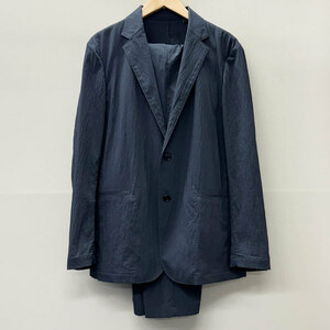 [NK-12] used theory theory men's setup top and bottom set jacket 42 pants 34 wrinkle soccer material ba monkey to gray 