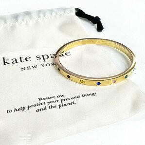 【73895-2BS】未使用・在庫処分品 KATE SPADE NEW YORK ケイトスペード バングル ブレスレット KE042960 ゴールド 真鍮 の画像1