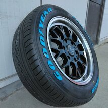 人気 ハイエース 200系 17インチ タイヤ ホイール セット 215/60R17 グッドイヤー ナスカー ホワイトレター BD00_画像8