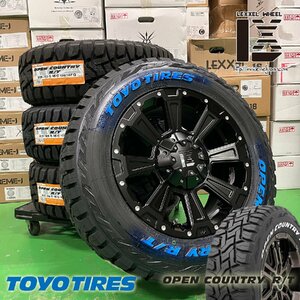 車検対応 ハイエース200系 タイヤホイール トーヨータイヤ オープンカントリー RT 215/65R16 ホワイトレター 16インチ DeathRock