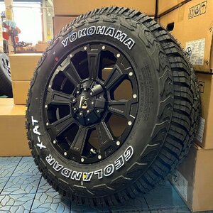 デリカD5 RAV4 CX5 エクストレイル タイヤ ホイール セット 16インチ ヨコハマ ジオランダー X-AT 235/70R16 LEXXEL DeathRock