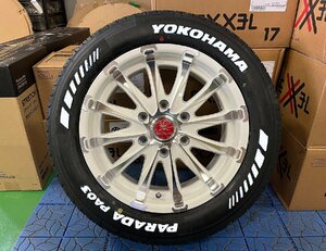 200系ハイエース YOKOHAMA ヨコハマ PARADA パラダ 215/60R17 17インチ Bounty Collection BD12 新品タイヤホイールセット 4本セット