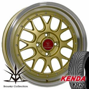 NBOX タント スペーシア ルークス ワゴンR ムーヴ タイヤホイール BD00 16インチ KENDA KR20 165/45R16 165/50R16 新品4本セット