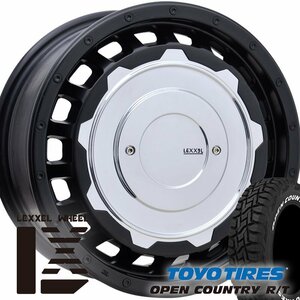 ヴェゼル ヤリスクロス ステップワゴン LEXXEL SwaGGer Old トーヨーオープンカントリーRT 215/65R16 225/70R16 タイヤホイール 16インチ