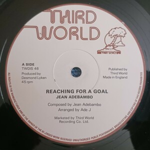 JEAN ADEBAMBO『REACHING FOR A GOAL / I WANT TO MAKE IT WITH YOU』１２インチシングルレコード / THIRD WORLD / LOVERS ROCK