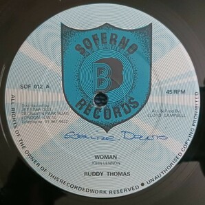 RUDDY THOMAS『WOMAN』１２インチシングルレコード / SOFERNO / LOVERS ROCK / ラヴァーズ・ロックの画像1