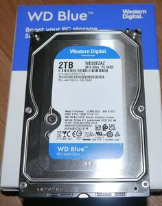 WD【2TB】(Blue) WD20EZAZ 5400rpm 使用3647時間