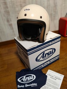 2024年製 Arai アライ CLASSIC MOD クラシック パイロットホワイト ジェットヘルメット　オープンフェイス　57 58 M