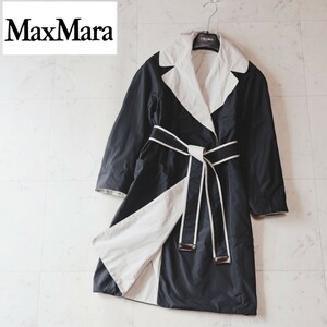 極美品★マックスマーラ Max Mara The Cube★春の羽織り★2wayリバーシブル スプリングコート size 36 ～M相当～