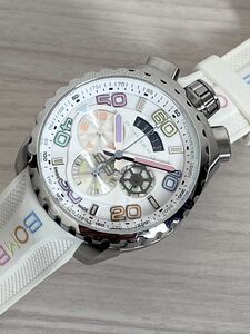 BOMBERG ボンバーグ BOLT-68 クロマ2 Chroma 2WAY 腕時計 懐中時計 クォーツ ホワイト マルチカラー BS45CHSS 送料無料