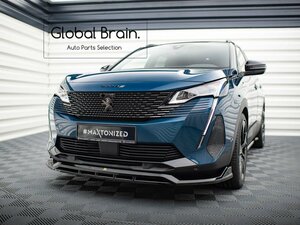 プジョー 3008 GT フロント リップ スポイラー /フロント スプリッター エプロン バンパー ディフューザー